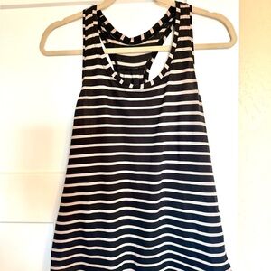 Lululemon Athletica Love Tank - 4 - Black and White Striped